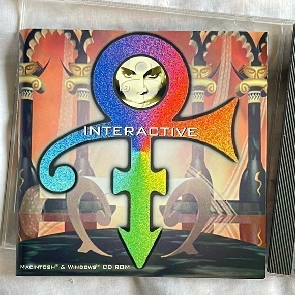 Prince Other - SALE Prince Interactive 1994 CD-ROM for Mac/PC with Jewel Case Registration Card